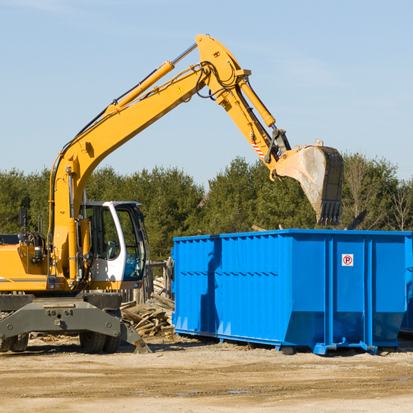 what happens if the residential dumpster is damaged or stolen during rental in Nelson